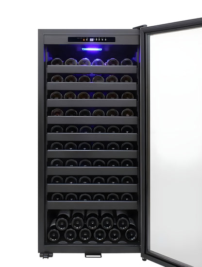 Vinotemp 114-Bottle Freestanding Single-Zone Wine Cooler - EL-100SBB