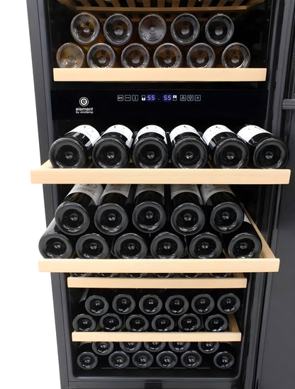 Vinotemp Garage 168 Dual-Zone Wine Cooler - EL-168GFEB