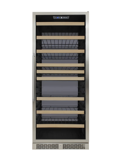 Vinotemp 173-Bottle White Backlit Panel Commercial Single-Zone Wine Cooler - EL-300DSWL