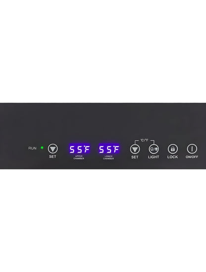 Vinotemp EL-300TS Dual-Zone Wine Cooler - EL-300TS