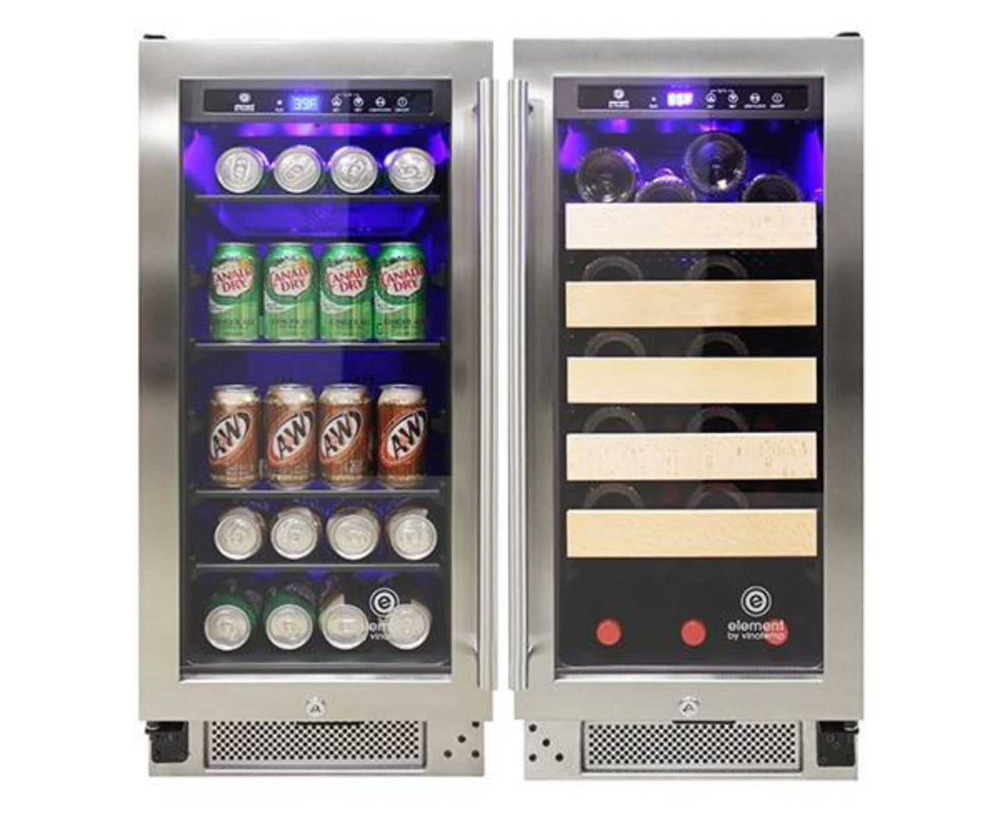 Vinotemp Connoisseur Series 33 Single-Zone Beverage Cooler (Left Hinge) - EL-33WCBC-L