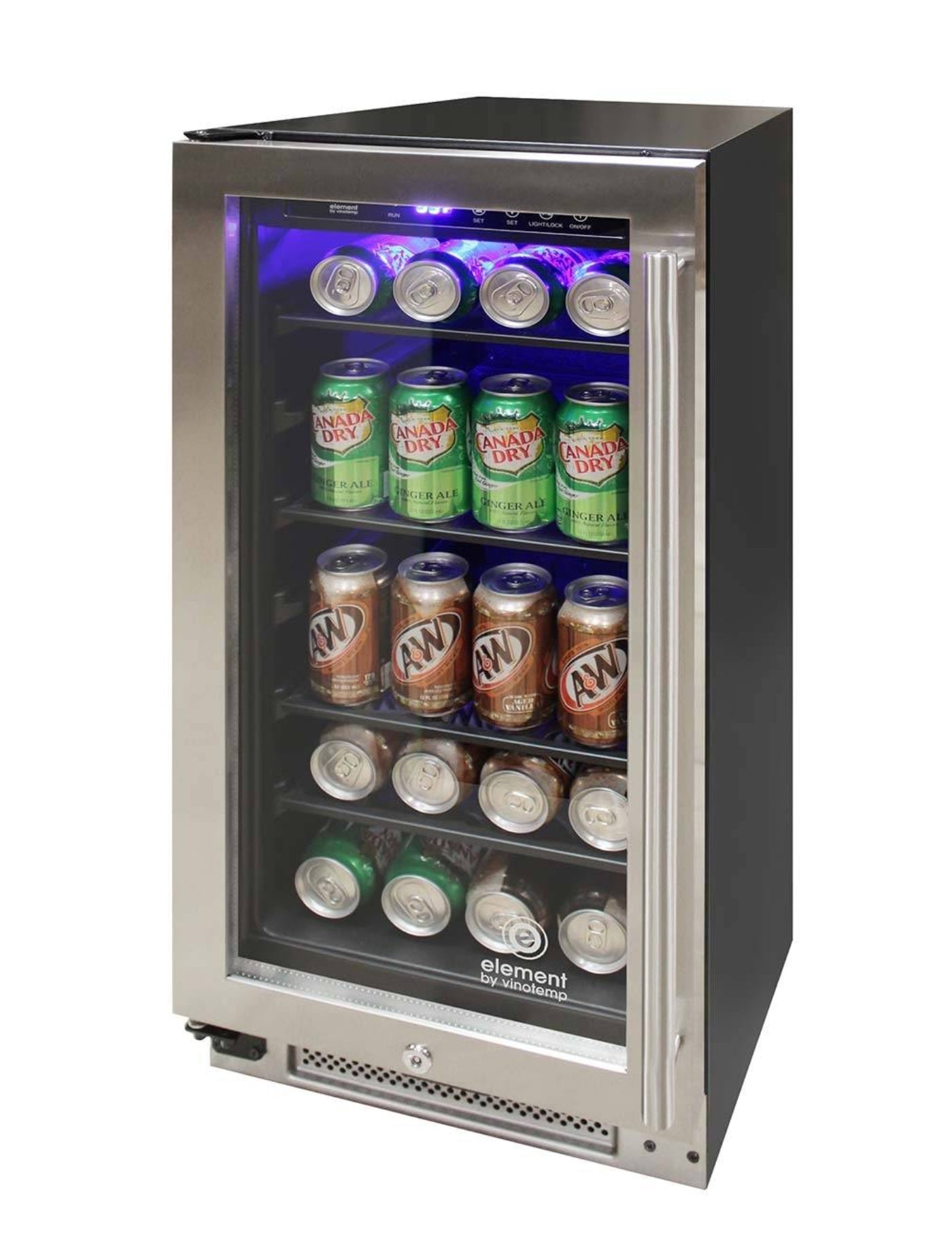 Vinotemp Connoisseur Series 33 Single-Zone Beverage Cooler (Left Hinge) - EL-33WCBC-L
