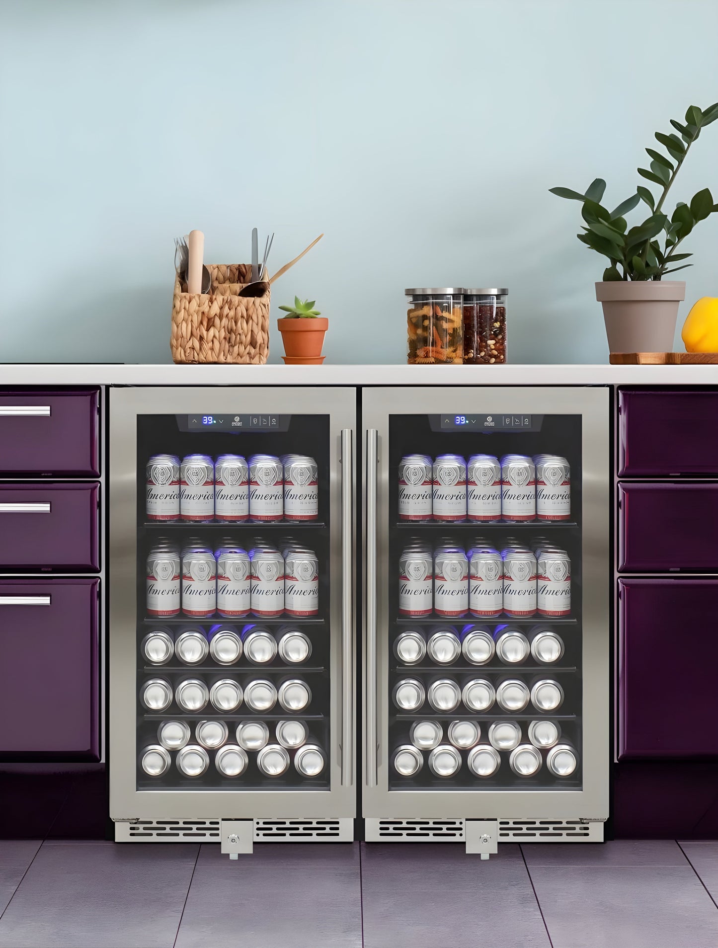 Vinotemp Connoisseur Series 40 Single Zone Beverage Cooler - EL-40WCBC