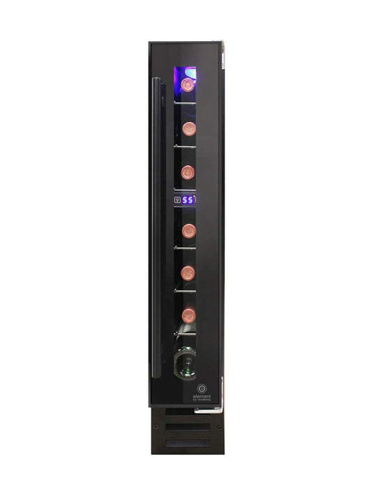 Vinotemp 7 Bottle Touchscreen Wine Cooler - EL-7TS BLACK