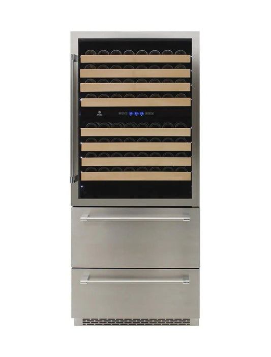 Vinotemp Wine Cooler & Drawer - EL-BWC30TB-S