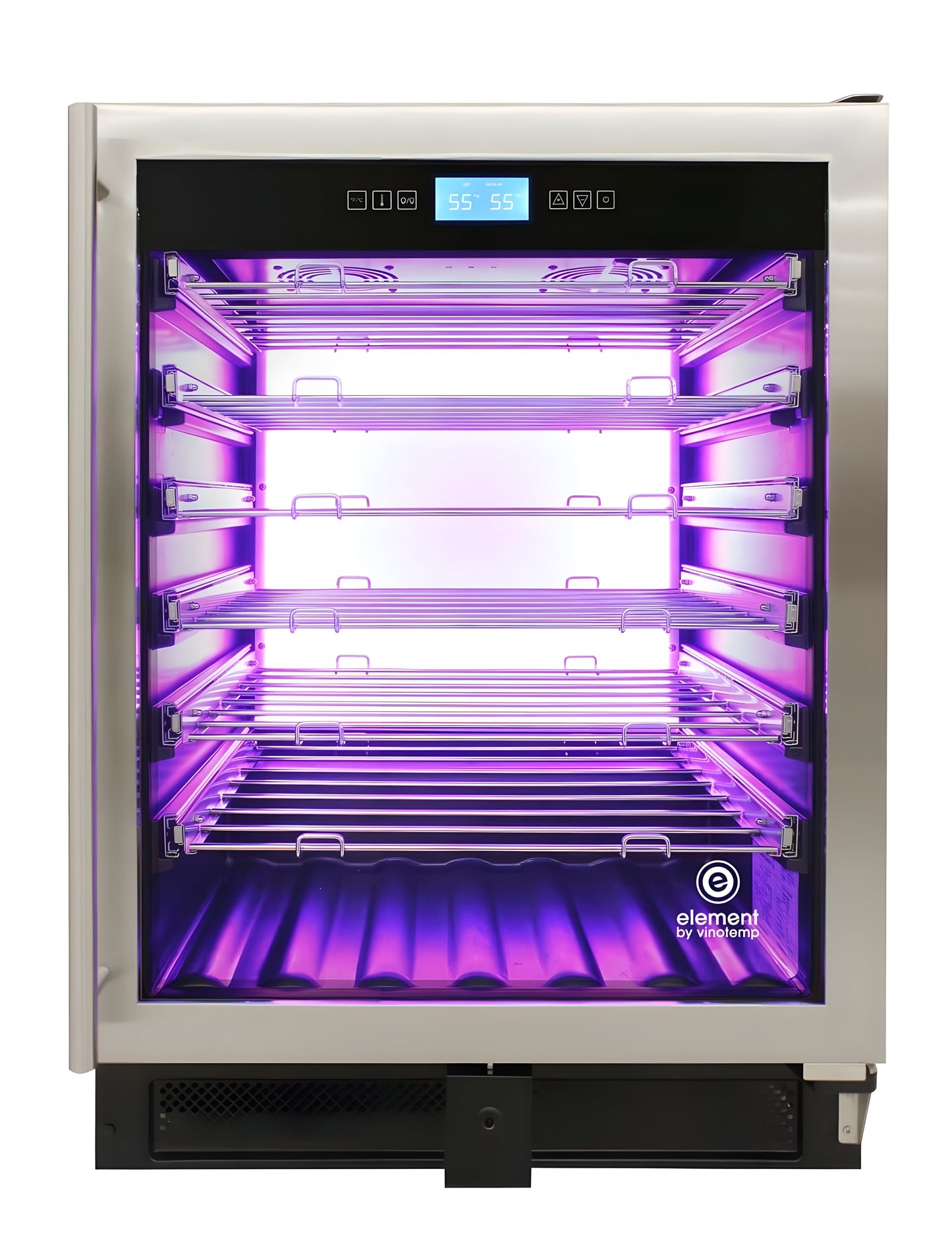 Vinotemp 41-Bottle Single-Zone Wine Cooler (Stainless) - EL-WCU104-02