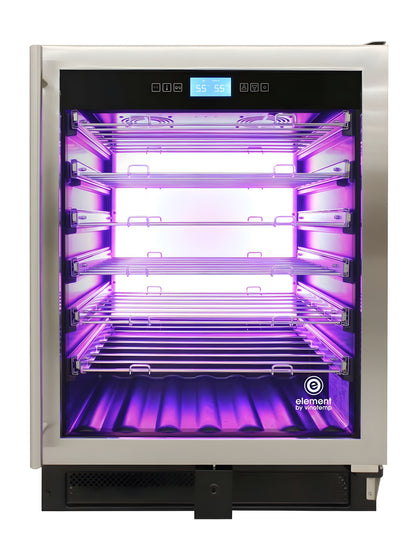 Vinotemp 41-Bottle Single-Zone Wine Cooler (Stainless) - EL-WCU104-02