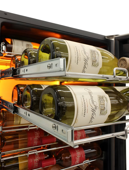 Vinotemp 41-Bottle Single-Zone Wine Cooler (Stainless) - Left Hinge - EL-WCU111-02