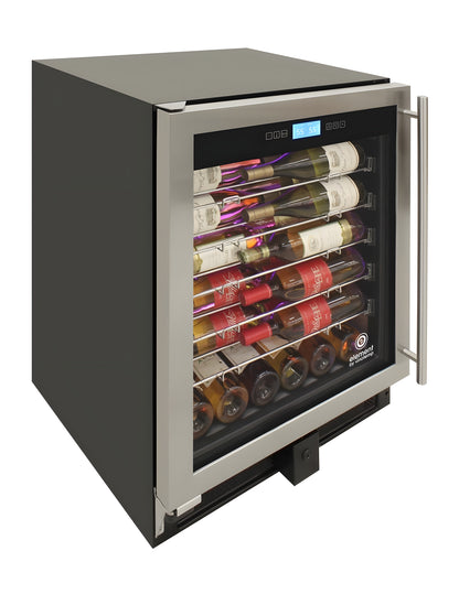 Vinotemp 41-Bottle Single-Zone Wine Cooler (Stainless) - Left Hinge - EL-WCU111-02