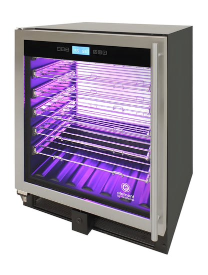 Vinotemp 41-Bottle Single-Zone Wine Cooler (Stainless) - Left Hinge - EL-WCU111-02