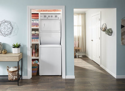 WHIRLPOOL  3.5 cu.ft Electric Stacked Laundry Center 9 Wash cycles and AutoDry - WET4027HW-KT