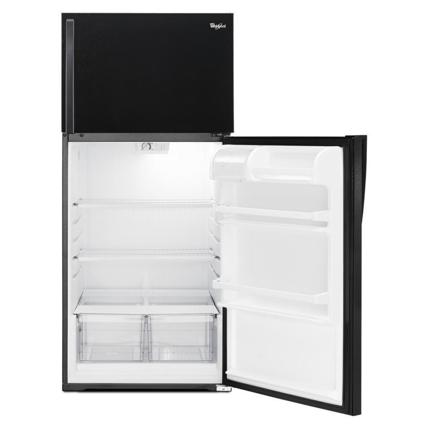 WHIRLPOOL 28-inch Wide Top Freezer Refrigerator - 14 cu. ft. - WRT134TFDB-KT