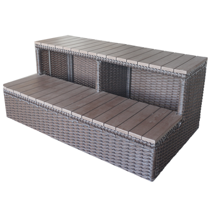 Tru Grit  Wicker Spa Step - 86in Spas - 1770270681918_979