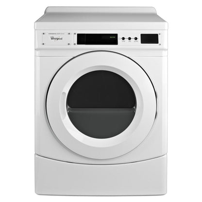 WHIRLPOOL  27" Commercial Electric Front-Load Dryer, Non-Vend White - CED9160GW-KT