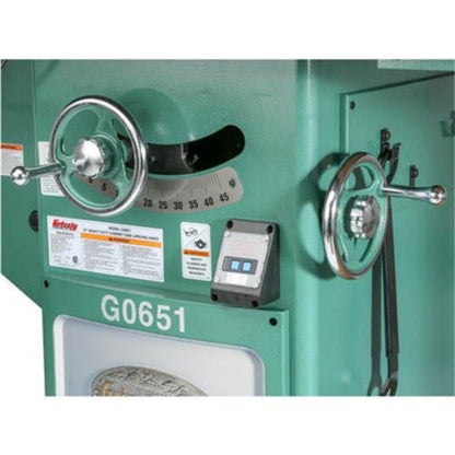 U.S Industrial Grizzly Industrial 10" 3 HP 220V Heavy Duty Cabinet Table Saw