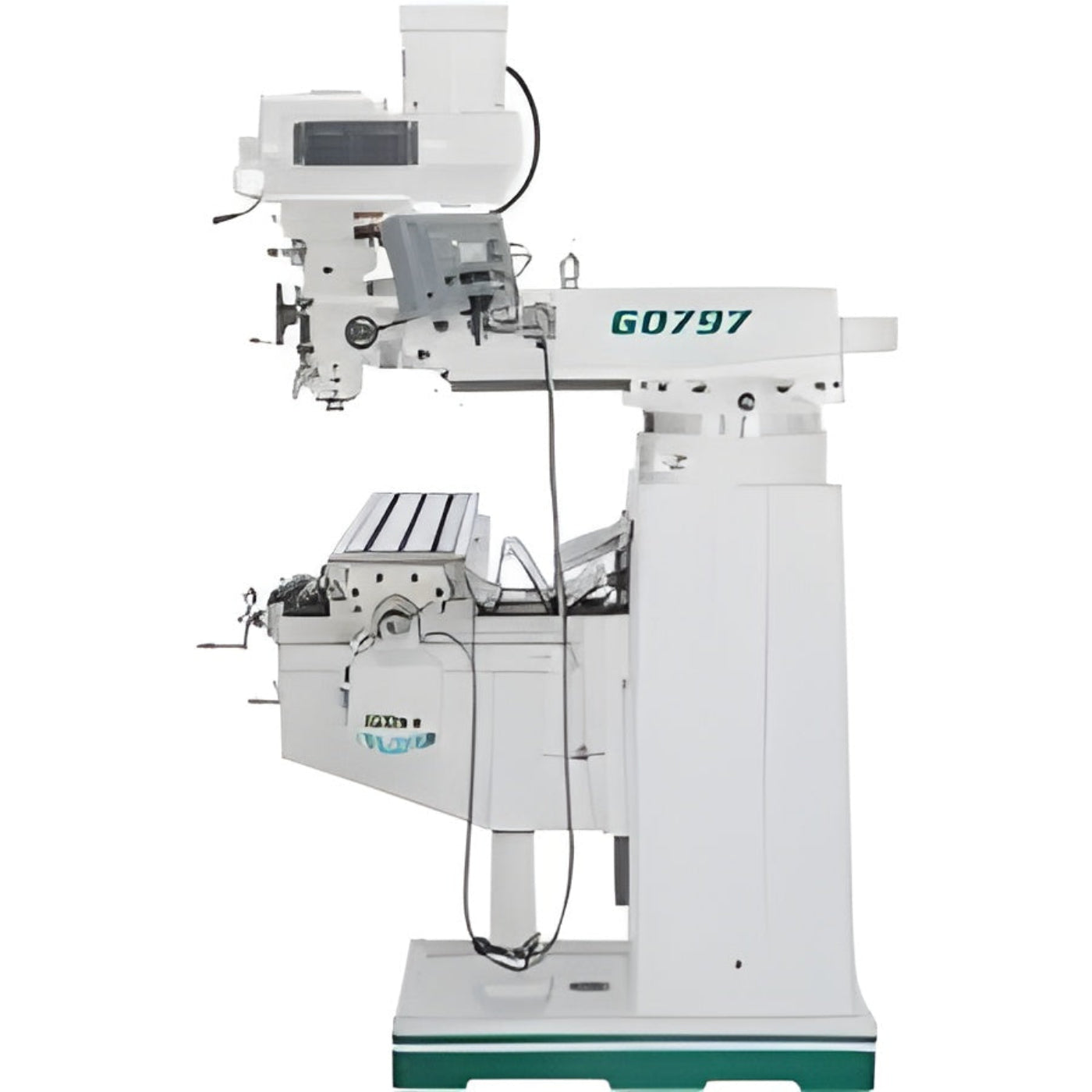 U.S Industrial Grizzly Industrial 10" x 50" 3 HP Variable-Speed Vertical Mill with Power Feed and DRO