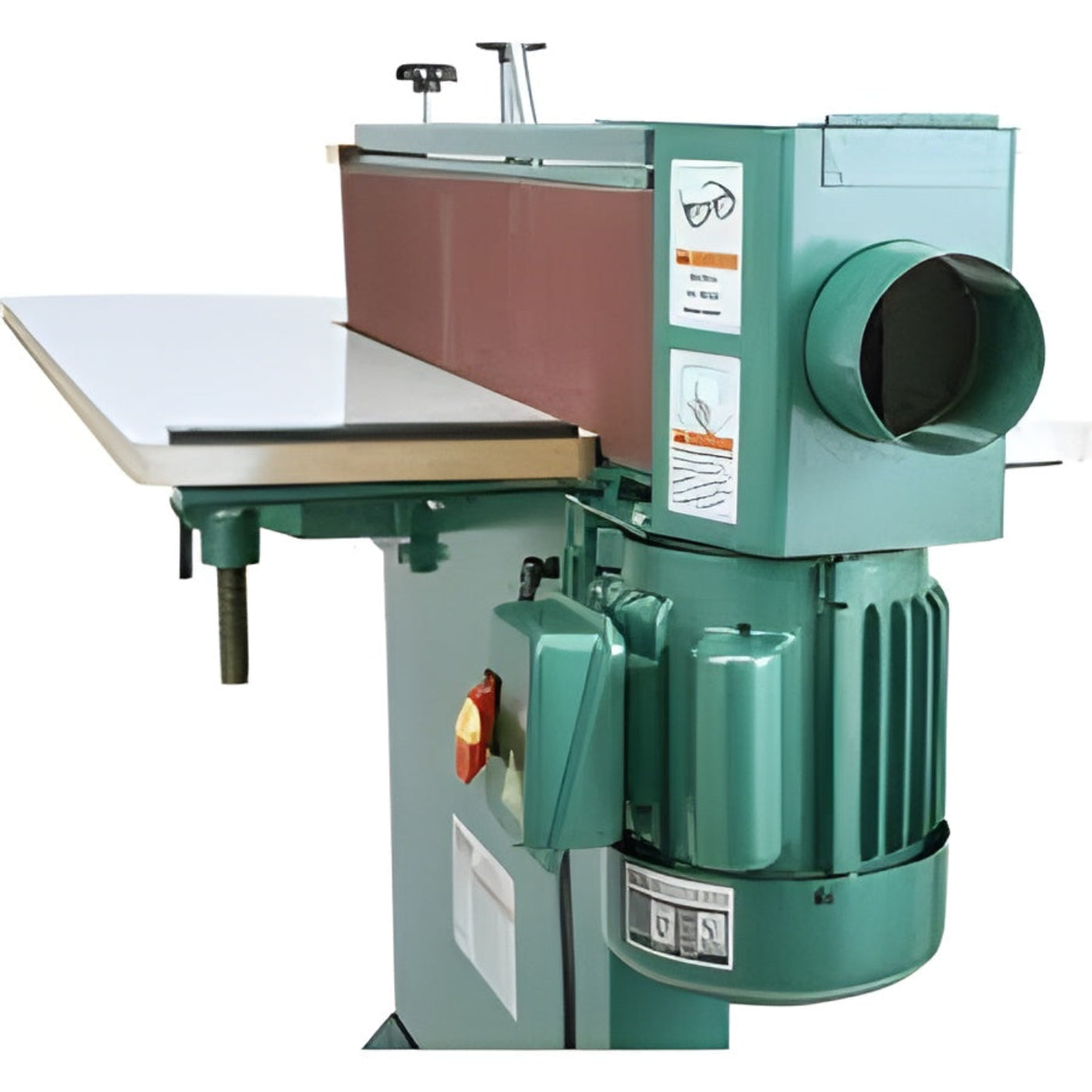 U.S Industrial Grizzly Industrial 6" x 80" Edge Sander w/ Wrap-Around Table - G0512