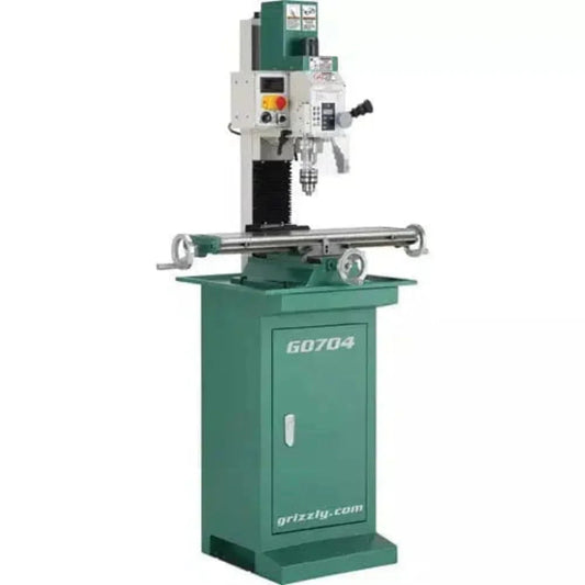 U.S Industrial Grizzly Industrial 7" x 27" 1 HP Mill/Drill with Stand - G0704