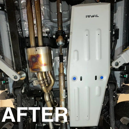 RIVAL Aluminum Gas Tank Skid Plate | 2024+ Ford Ranger Raptor - 2333.1889.1.6