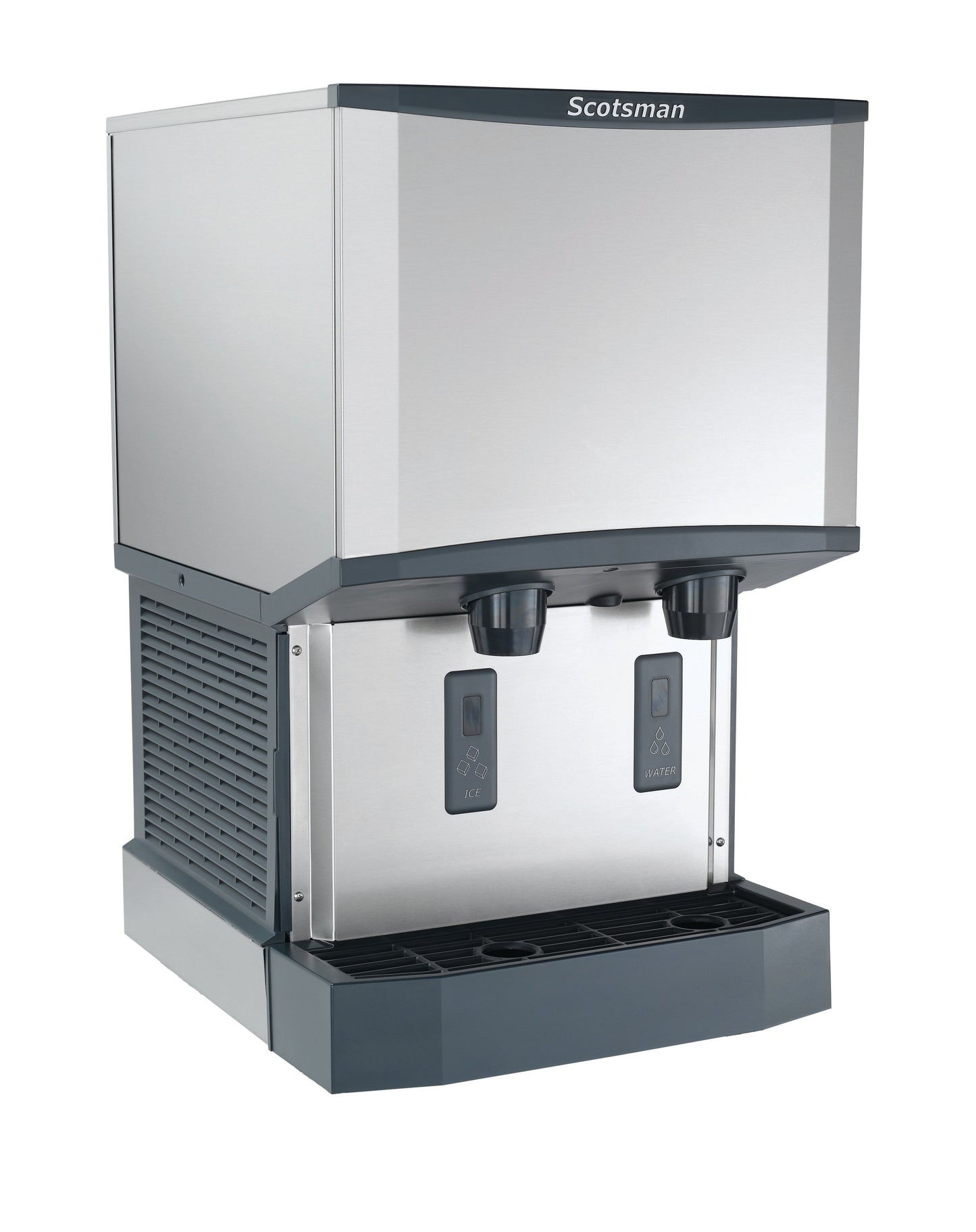 Scotsman HID525W-1 Meridian™ Touch-Free Countertop Nugget Ice & Water Dispenser, Water Cooled - Up to 500 lb. Production, 25 lb. Storage - HID525W-1