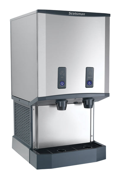 Scotsman Meridian™ Push-Button Countertop Nugget Ice & Water Dispenser, Water Cooled - Up to 500 lb. Production, 40 lb. Storage - HID540WB-1