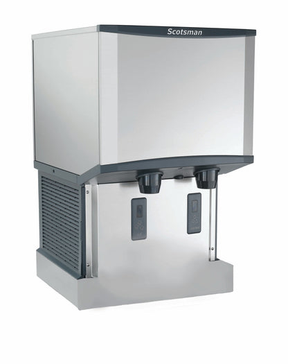 Scotsman Meridian Touch-Free Wall-Mounted Nugget Ice & Water Dispenser, Air Cooled - Up to 500 lb. Production, 25 lb. Storage - HID525AW-1