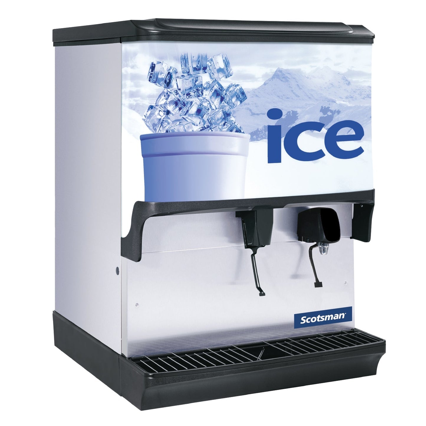 Scotsman IOD250-1 Ice Dispenser With Water Filler, 30" Width - 250 lb. Storage - IOD250WF-1