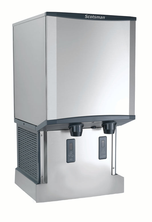 Scotsman Meridian™ Touch-Free Wall-Mounted Nugget Ice & Water Dispenser, Air Cooled - Up to 500 lb. Production, 40 lb. Storage - HID540AW-1
