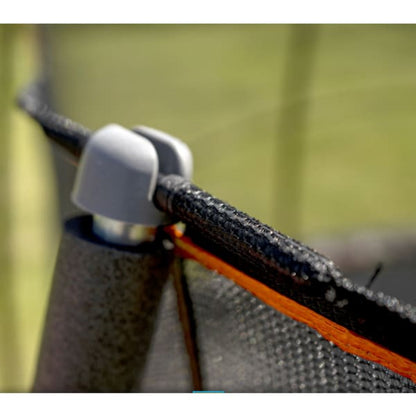 Jumpking 15' TRAMPOLINE 7 LEGS / 7 POLES WITH UNIVERSAL BASKETBALL HOOP - JK157P3UBHC2