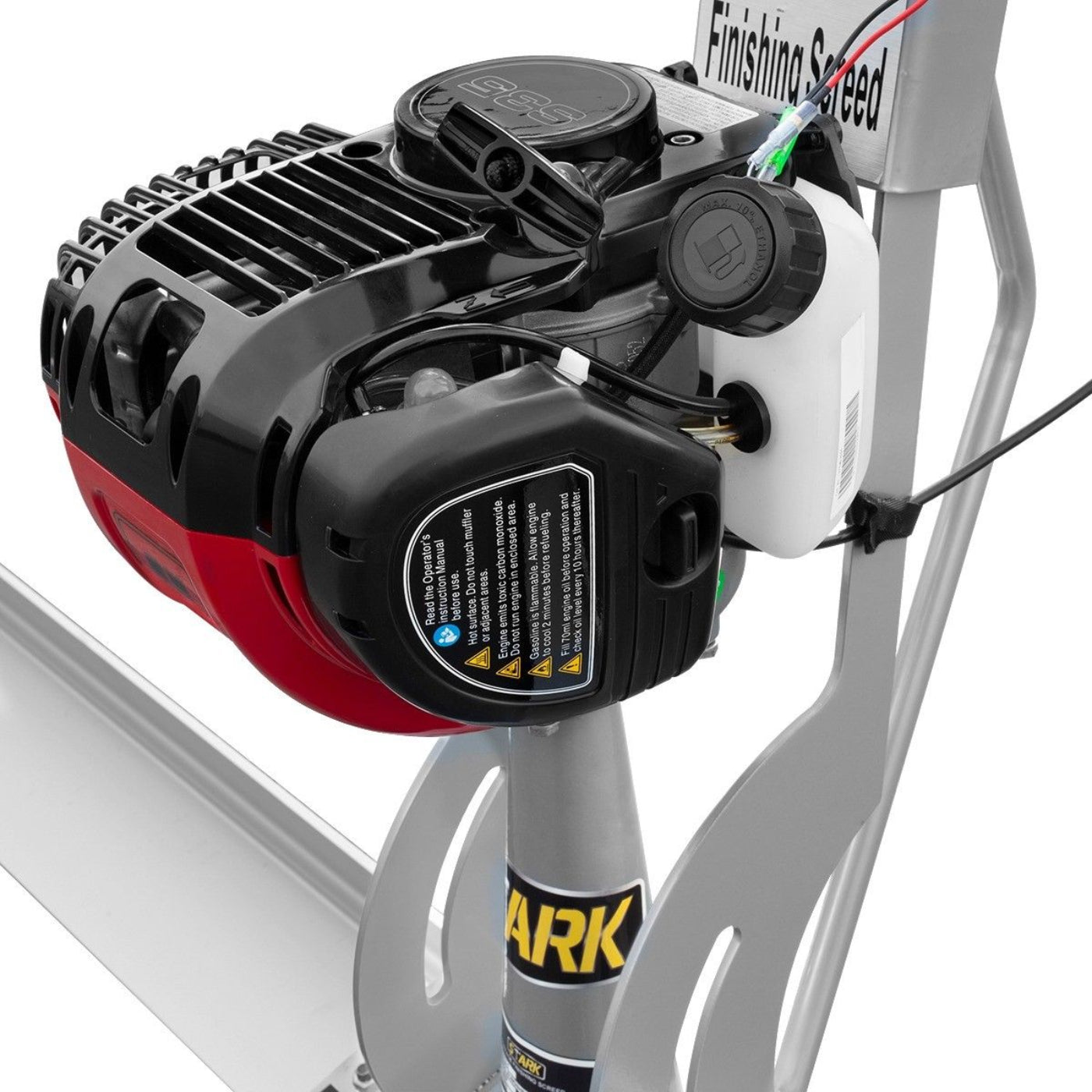 Stark USA 31cc Gas Power 4 Stroke Concrete Surface Vibratory Leveling Screed 7ft - KIT61013