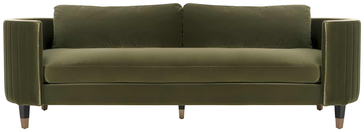 Modway Furniture Winford Velvet Sofa - Luxurious Modern Design with Plush Upholstery and Strong Hardwood Frame