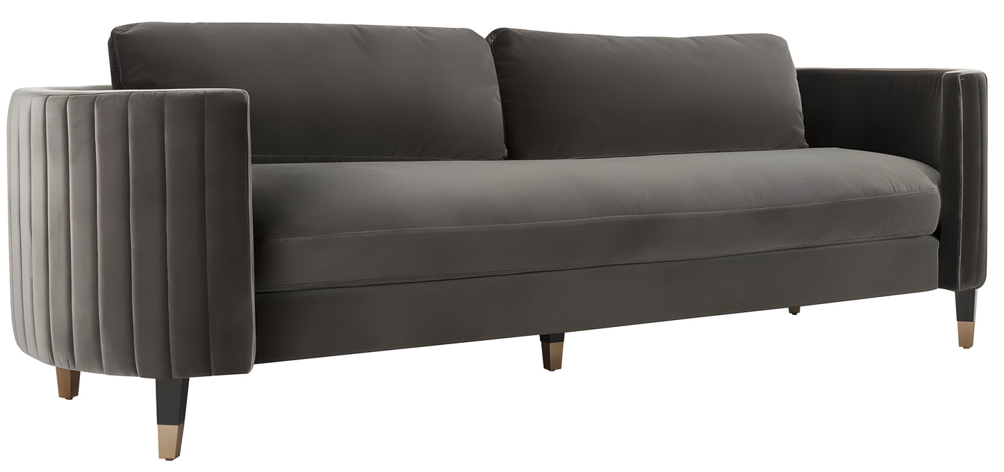 Modway Furniture Winford Velvet Sofa - Luxurious Modern Design with Plush Upholstery and Strong Hardwood Frame