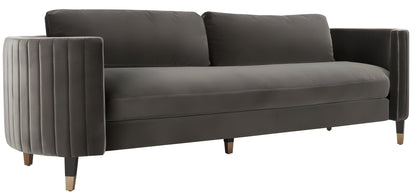 Modway Furniture Winford Velvet Sofa - Luxurious Modern Design with Plush Upholstery and Strong Hardwood Frame