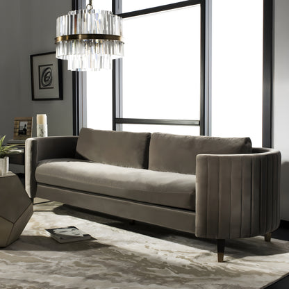 Modway Furniture Winford Velvet Sofa - Luxurious Modern Design with Plush Upholstery and Strong Hardwood Frame