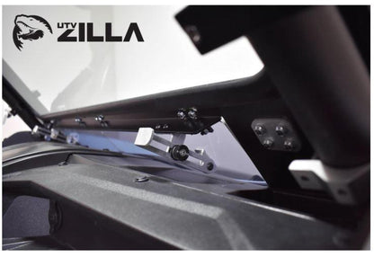 UTVZILLA Kawasaki KRX 1000 Full Glass Windshield (2020+) - ZL-KRX-WS-GLS-BLK-Y