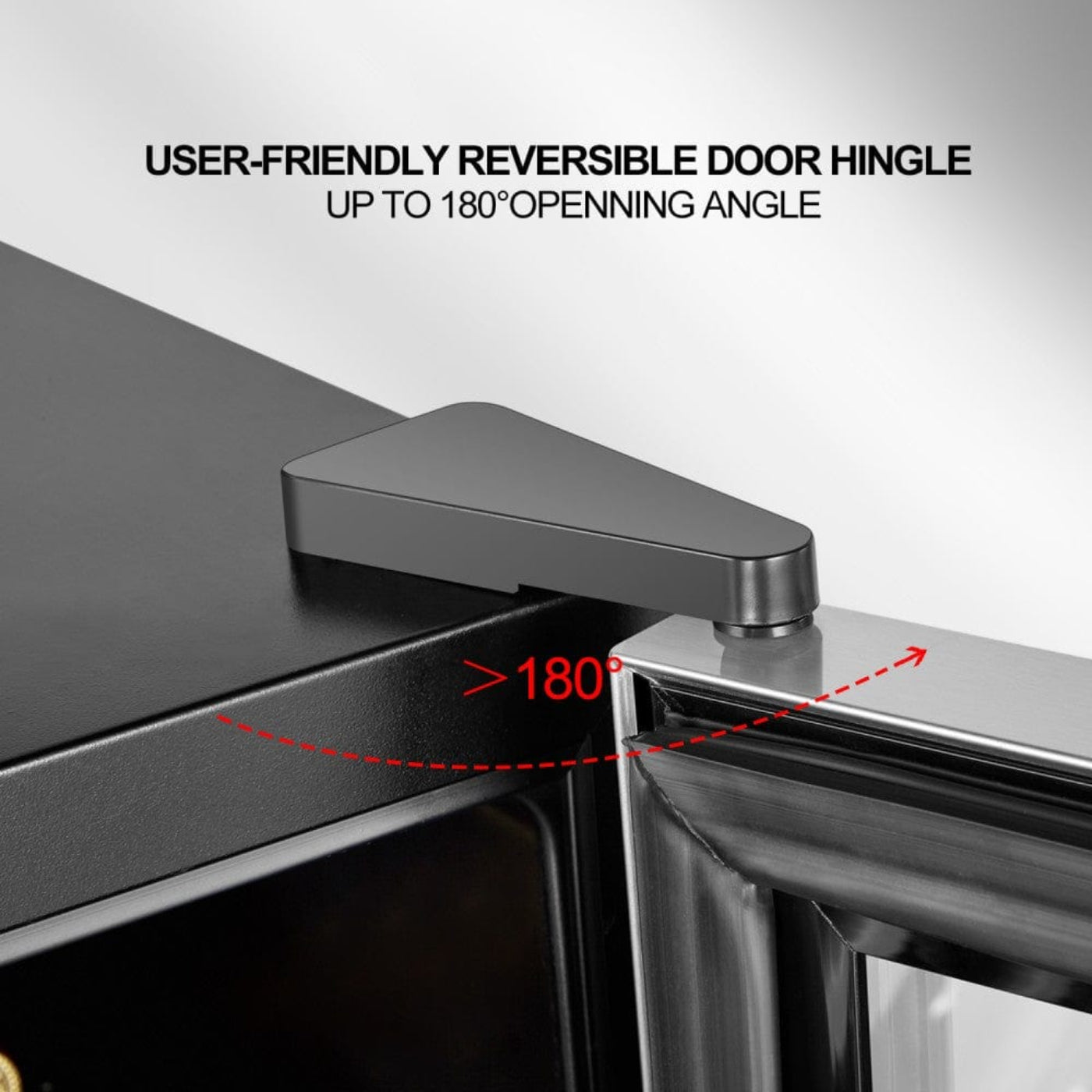 Lanbo 52 Bottles Single Zone Stainless Steel Wine Coolers - LW52S