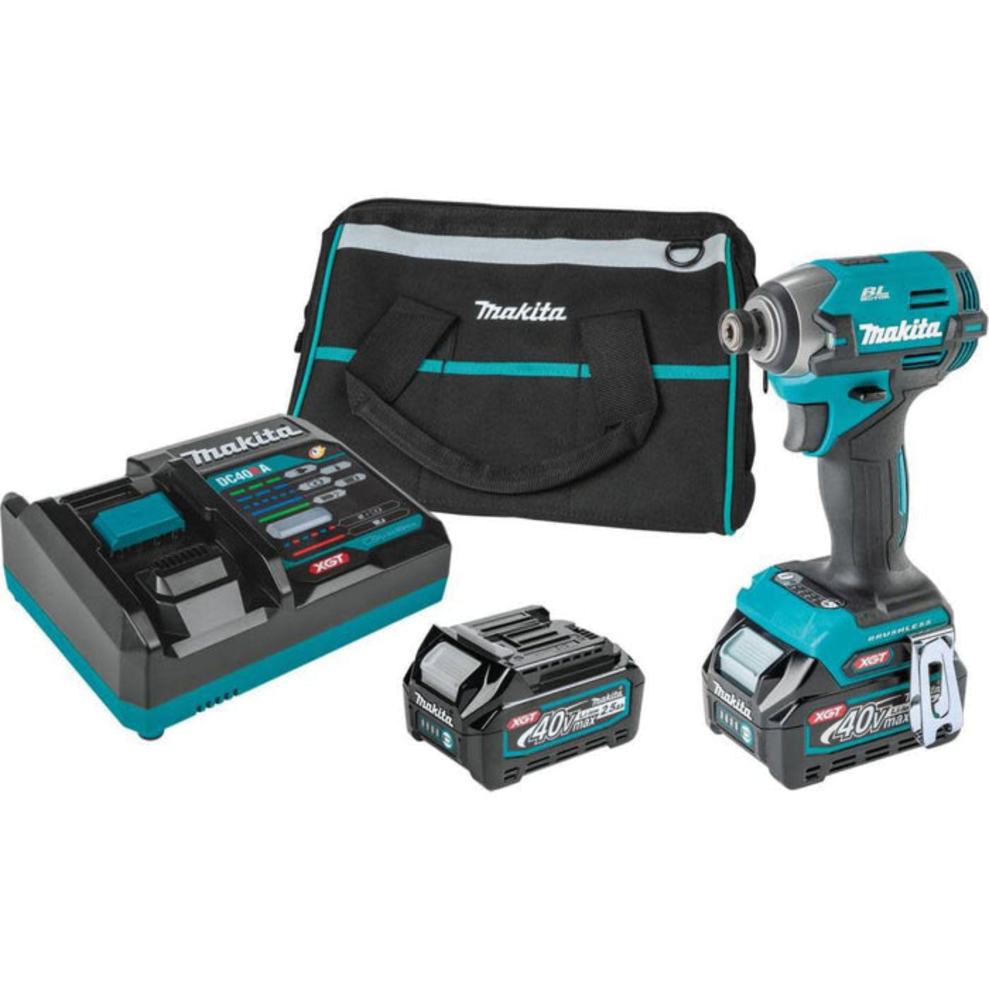 Makita 40V Max XGT Impact Driver 2.5Ah Kit -  GDT02D