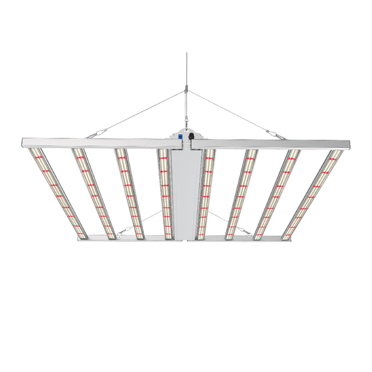 Medic Grow Fold-8 Full Spectrum LED Grow Lights for Indoor Plants - 760W, Full Spectrum, 4X4, 5X5, High PPFD, AC 110-277V
