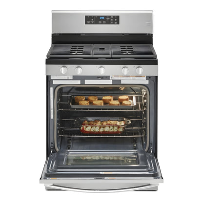 WHIRLPOOL WFG525S0JS 5.0 cu. ft. Whirlpool® gas range with center oval burner - WFG525S0JS
