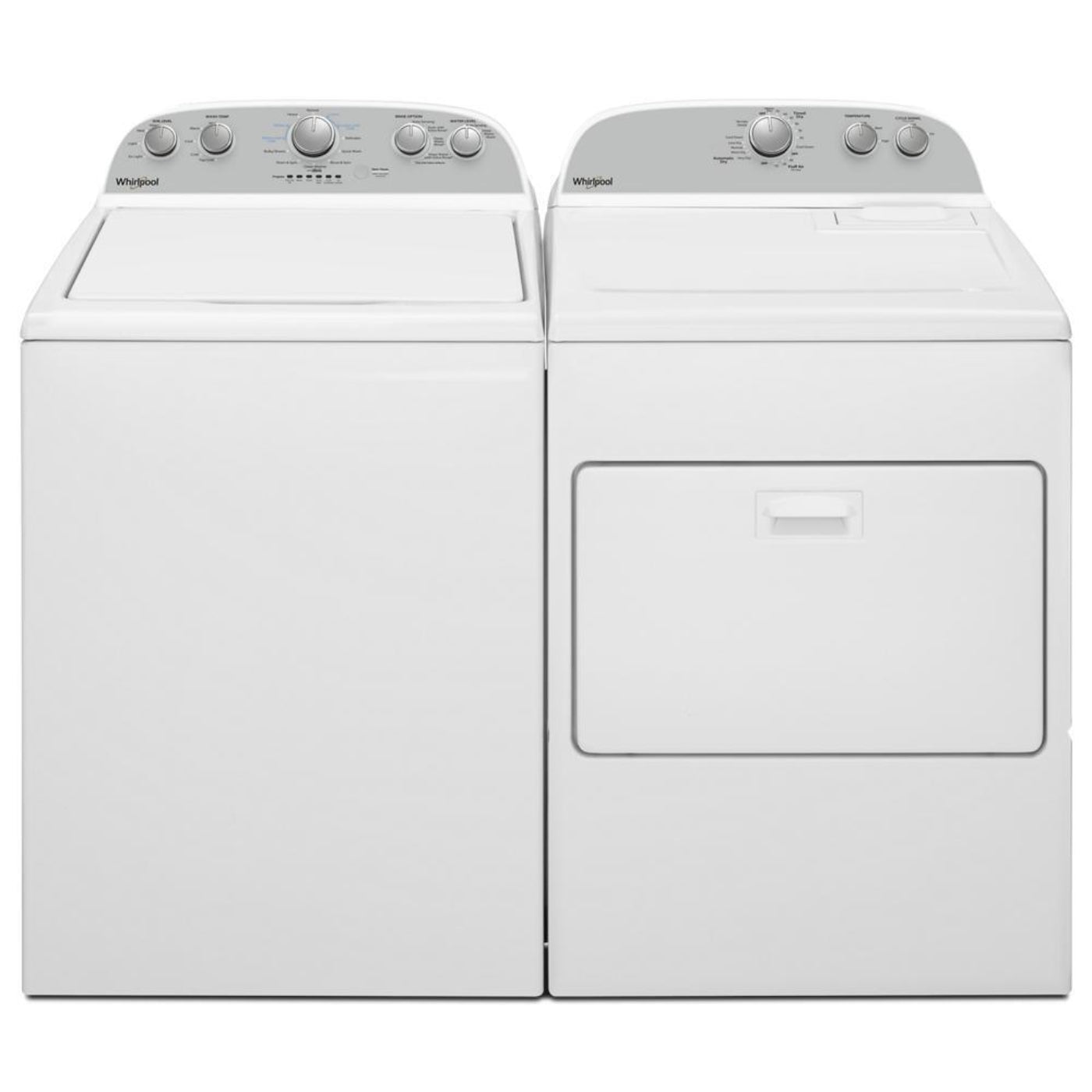 WHIRLPOOL 7.0 cu. ft. Top Load Electric Dryer with AutoDry Drying System White - WED4950HW