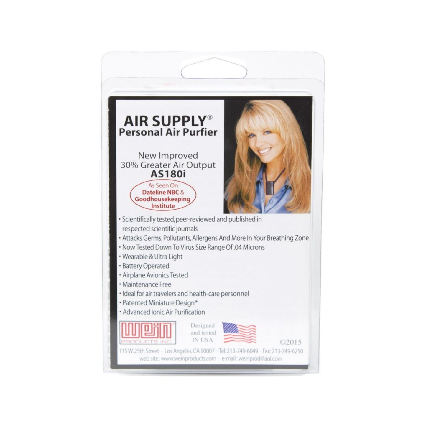 Wein Minimate™ AS180i Wearable Ionic Air Purifier