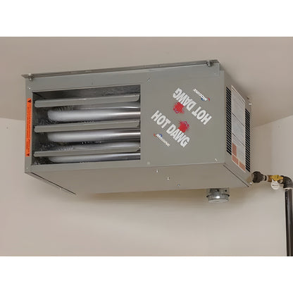 Modine Hot Dawg Garage Heater - 125K BTU/Direct Spark Ignition/LP/Single Stage w/Stainless Steel Heat Exchanger