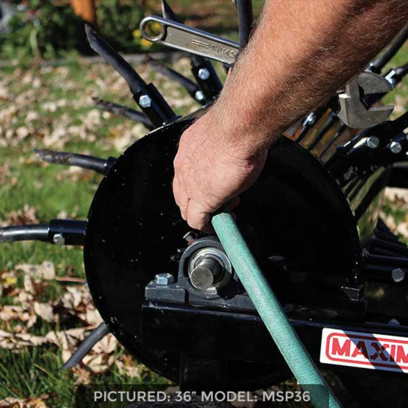 Maxim 48" Tow Behind Plug Aerator- MSP48.MAX