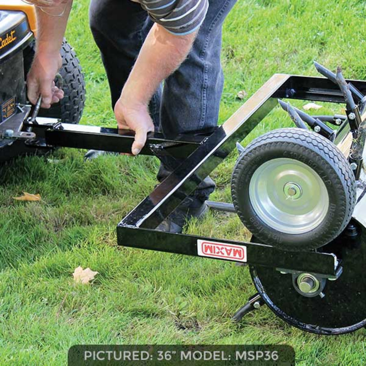 Maxim 48" Tow Behind Plug Aerator- MSP48.MAX