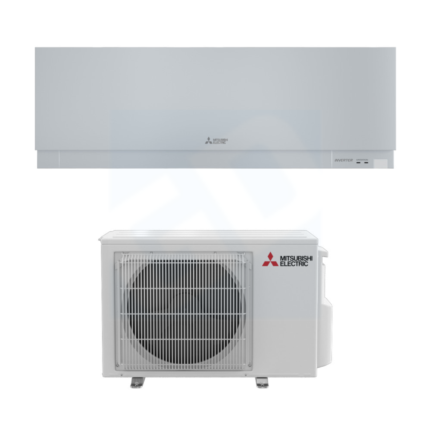 Mitsubishi MSZ-EX12NLS & SUZ-AA12NL 12,000 BTU 21.7 SEER2 Wall Mounted Heat Pump System - R454B - MSZEX12NLS/SUZAA12NL