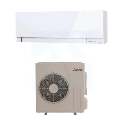 Mitsubishi KF 15,000 BTU 20.7 SEER 4-Way Ceiling Cassette Heat Pump System - 18FAU
