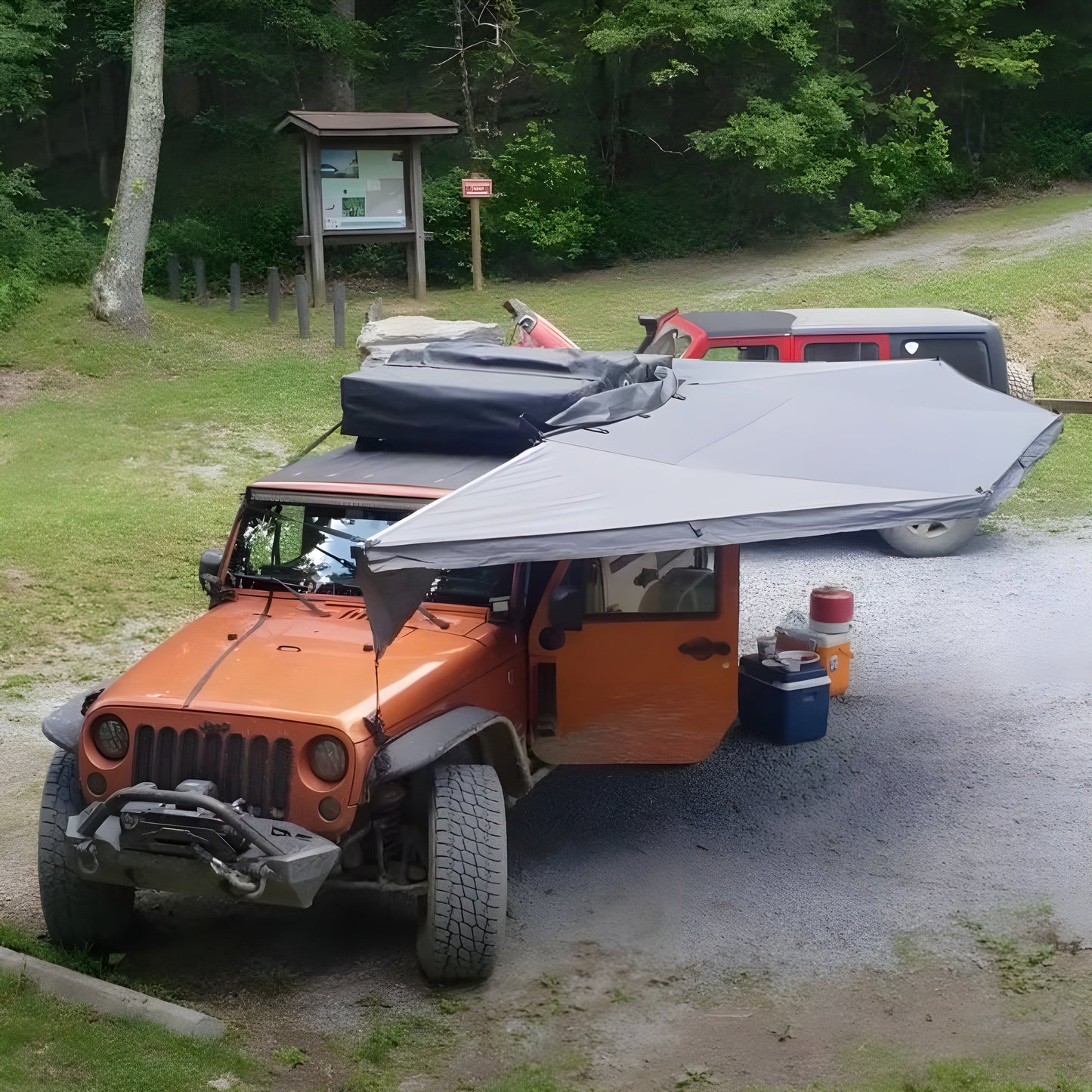 Overland Vehicle Systems Nomadic 270 Awning With Walls