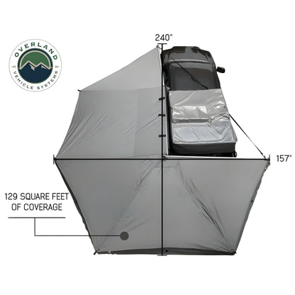 Overland Vehicle Systems Nomadic 270 Awning With Walls