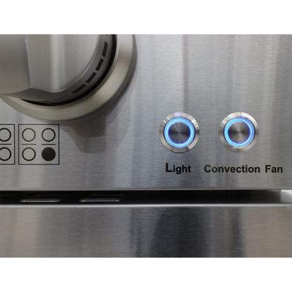 Vinotemp 48" Double Oven Gas Range, in Stainless Steel - BR-48SSGG