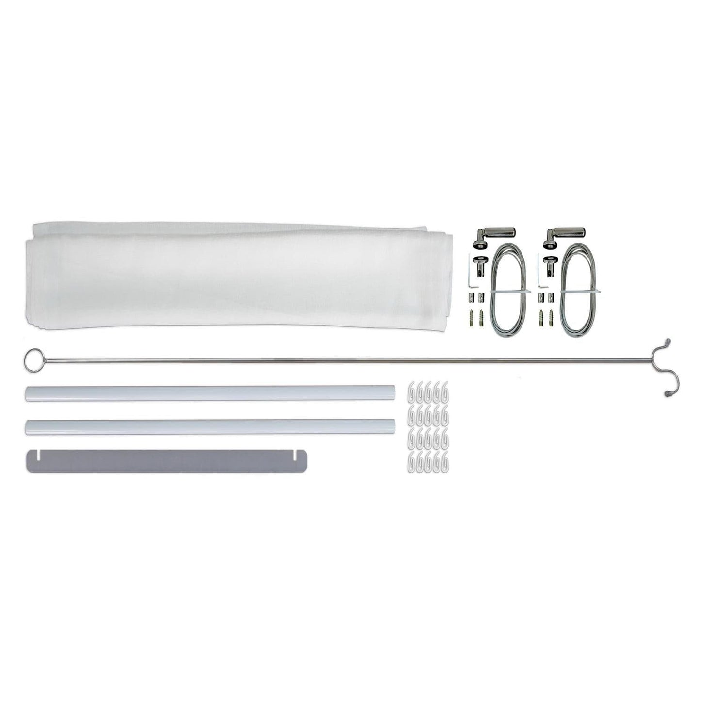 Palram Canopia | Patio Cover Blinds 10x24 ft - White - HG1075